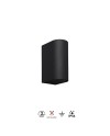 KANDANCHU * APLIQUE EXTERIOR 2L*GU10 NEGRO